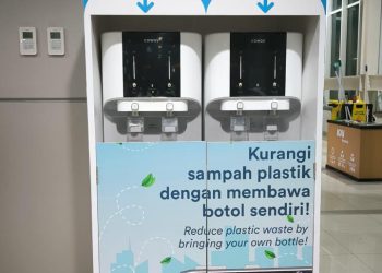 KAI Bandara Sediakan Water Station di Area Stasiun Dukung Pengurangan Sampah Plastik