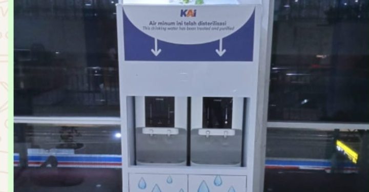 KAI Sumut Sediakan Fasilitas Water Station di Stasiun Medan dan Stasiun Tebingtinggi