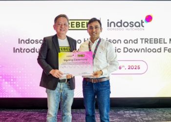 Indosat Ooredoo Hutchison dan TREBEL Music Hadirkan Fitur Download Musik Berbasis AI