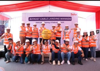 Telin Perlebar Gerbang Digital Indonesia, Kabel Bifrost Tiba di Manado
