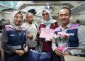 KAI Divre I Sumut Beri Kejutan Ke Pelanggan KA di Hari Valentine