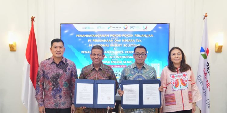 PGN Datangkan LNG dari Berau Kalimantan Timur Untuk Perkuat Pasokan Gas Domestik