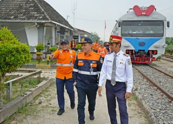 Manajemen KAI Sumut Cek Lintas Medan – Rantau Prapat Untuk Pastikan Keselamatan dan Pelayanan Kereta Api Angkutan Lebaran