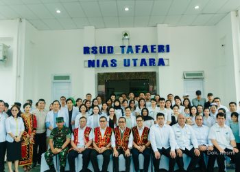 Dukung Program Pemerintah di Bidang Kesehatan, Hutama Karya Resmi Bangun RSUD Tafaeri Nias Utara