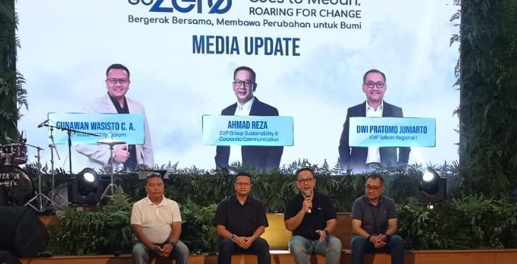 Telkom Gelar GoZero% Goes to Medan Dengan Melibatkan Komunitas Lokal dan UMK Untuk Bumi Yang Lebih Baik