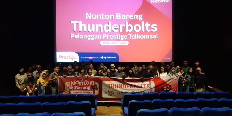 Telkomsel Gelar Nonton Bareng Film Thunderbolts Untuk Pelanggan Prestige di Tiga Kota Besar Sumut