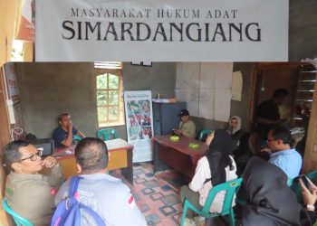 Pokja Penurunan Emisi Gas Rumah Kaca Sumut Lakukan Kunjungan Lapangan ke Desa Simardangiang Tapanuli Utara