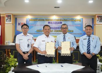 KAI – Kejari Binjai Teken Kerja Sama Masalah Hukum Perdata dan Tata Usaha Negara