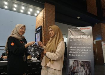 Telkomsel Hadirkan Pengalaman NobarHepi “Jurassic World: Rebirth” Bersama Pelanggan di Kota Medan