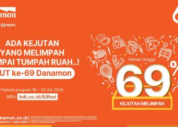 Danamon Rayakan Ulang Tahun ke-69 dengan Semangat Tumbuh Bersama, Maju Bersama