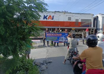 KAI Bandara Ingatkan Masyarakat Untuk Patuh Aturan Lalu Lintas di Perlintasan Sebidang