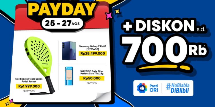 Every Little Win di Blibli Payday Agustus: Belanja Raket Padel dan Smartphone dengan Keuntungan Lebih