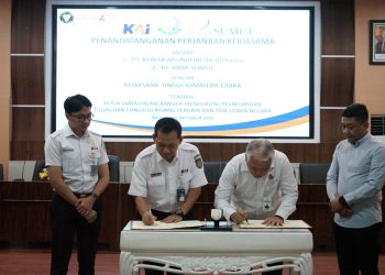 Kereta Api Indonesia – Kejati Sumut Teken Kerja Sama Untuk Selamatkan Aset