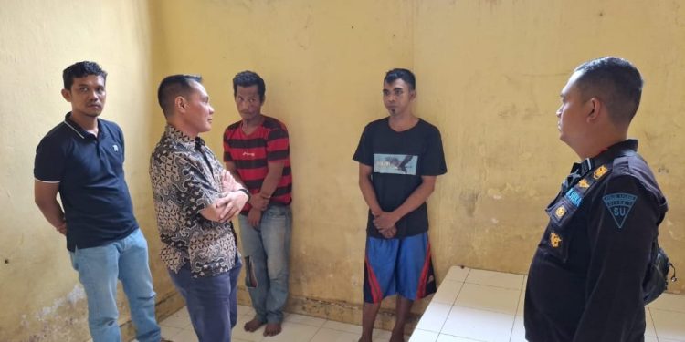 KAI Divre I Sumut – Polsek Belawan Tangkap DPO Pelaku Pencurian Alat Sinyal Perkeretaapian