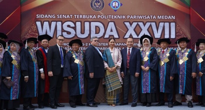 Politeknik Pariwisata Medan Wisuda 539 Mahasiswa, Wakil Menteri Pariwisata Ni Luh Puspa Nilai Para Lulusan Akan Dukung Sektor Pariwisata Indonesia