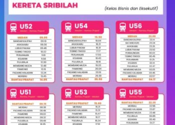 Jadwal KA Sribilah