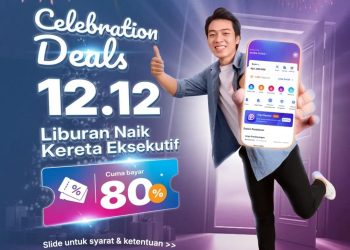 KAI Sumut Hadirkan Promo 12.12, Tiket KA Kelas Eksekutif KA Sribilah Utama relasi Medan – Rantauprapat -Medan Hanya Bayar 80%