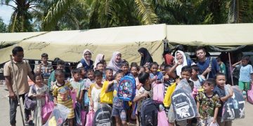 Relawan BUMN Peduli Telkom Indonesia Hadir di Subulussalam, Dukung Pemulihan Sosial dan Akses Air Bersih Masyarakat