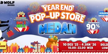 Big Bad Wolf Books Pop-Up Store di DeliPark Mall Medan