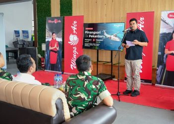 Wings Air Buka Rute Pinangsori Sumut –Pekanbaru Riau, Gubernur Sumut Minta Harga Tiket Terjangkau
