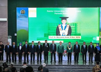 Prof Muryanto Amin Kembali Dilantik Jadi Rektor USU Periode 2026-2031