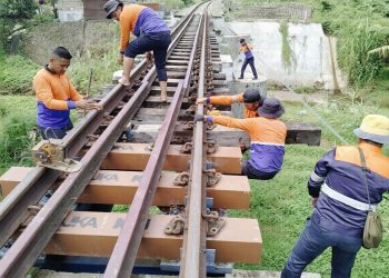 KAI Divre I Sumut Tuntaskan Pemasangan 2.293 Bantalan Sintetis di 48 Jembatan Untuk Perkuat Keamanan Angkutan Mudik 2026