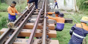 KAI Divre I Sumut Tuntaskan Pemasangan 2.293 Bantalan Sintetis di 48 Jembatan Untuk Perkuat Keamanan Angkutan Mudik 2026