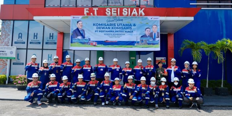 Pertamina Patra Niaga Sumbagut Perkuat Keandalan Distribusi Energi, Komisaris Utama Tinjau FT Sei Siak