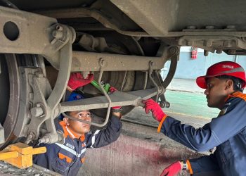 Melihat Balik Layar Keselamatan KAI Sumut: Rahasia Keandalan Sarana di Depo Kereta Pulubrayan