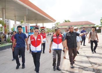 Pertamina Patra Niaga Sumbagut – DPR RI – BPH Migas Tinjau SPBU di Riau, Perkuat Sinergi Jaga Kelancaran Distribusi BBM