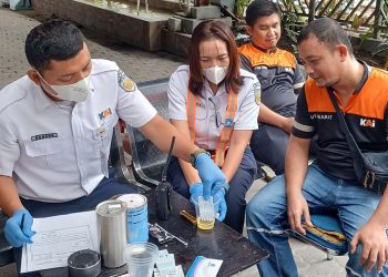 KAI Divre I Sumut Gelar Sidak Narkoba ke Petugas Operasional Untuk Pastikan Keselamatan Perjalanan