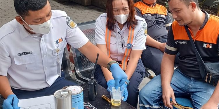 KAI Divre I Sumut Gelar Sidak Narkoba ke Petugas Operasional Untuk Pastikan Keselamatan Perjalanan