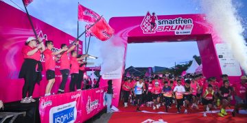 SMARTFREN Fun Run 2026 di Lampung Sukses, Kampanyekan “Jagoan Sinyal Se-Indonesia”
