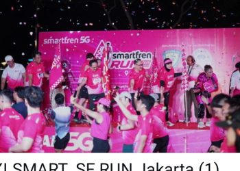 SMARTFREN RUN 2026 Di Jakarta Diikuti 7.500 Pelari