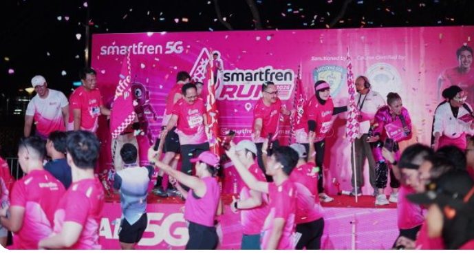SMARTFREN RUN 2026 Di Jakarta Diikuti 7.500 Pelari