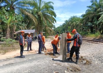 KAI Divre I Sumut Tertibkan 107 Perlintasan Liar Untuk Semakin Maksimalkan Keselamatan