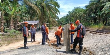 KAI Divre I Sumut Tertibkan 107 Perlintasan Liar Untuk Semakin Maksimalkan Keselamatan