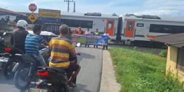 KAI Bandara Gelar Sosialisasi Keselamatan di Perlintasan Sebidang Medan–Binjai Untuk Tingkatkan Kesadaran Masyarakat