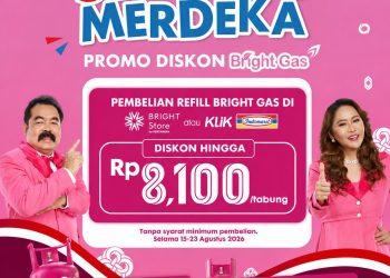 Pertamina Patra Niaga Regional Sumbagut Hadirkan Promo Bright Gas Semarak Merdeka
