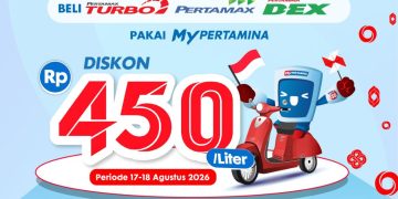 Semarak Merdeka , MyPertamina, Pertamina Patra Niaga Regional Sumbagut Hadirkan Diskon Rp450 per Liter