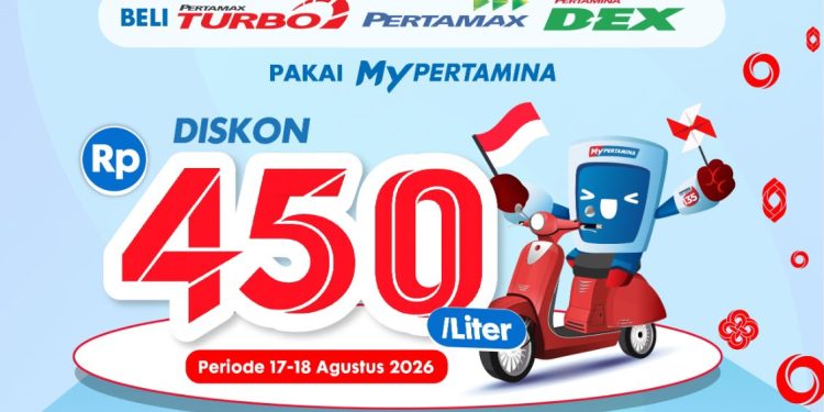 Semarak Merdeka , MyPertamina, Pertamina Patra Niaga Regional Sumbagut Hadirkan Diskon Rp450 per Liter