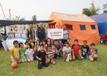 Pertamina Patra Niaga Regional Sumbagut Salurkan Bantuan Masyarakat Terdampak Puting Beliung di Medan
