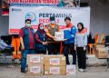 Pertamina Patra Niaga Regional Sumbagut Gerak Cepat Salurkan Bantuan Penanggulangan Asap di Kerumutan, Pelalawan Riau