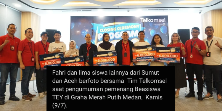 Fahri, Anak Pengemudi Ojek Online Merajut Kembali Impian Kuliah di USU Lewat Telkomsel Edupreneur Youth