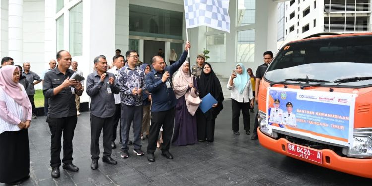 Pemprov Sumut Kirim 1 Ton Makanan Siap Saji untuk Korban Bencana Nusa Tenggara Timur