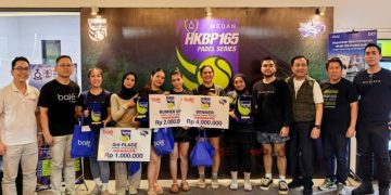 HKBP 165 Padel Series di Medan Sukses, Peminat Tinggi dan Pertandingan Penuh Rasa Kekeluargaan Dengan Tetap Suportif