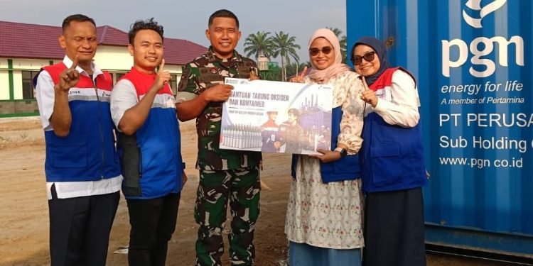 PGN Salurkan 149 Tabung Oksigen, Dukung Pemulihan Layanan Kesehatan di Sumatera Utara dan Aceh